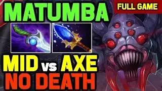 Matumbaman knows how to lane vs Axe - 7.22b OP Scepter build