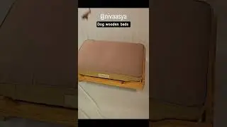 wooden dog beds #dogbed