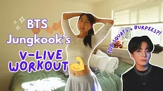 20 Minute Full Body Workout | BTS Jungkook's V-live Routine