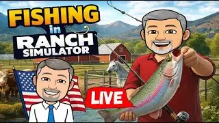 🎣 LIVE on Ranch Simulator | Fishing & Ranch Life with Old Gamers Layne & Wayne 🐄⛽