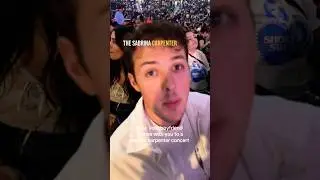 Her boyfriend wasn&rsquo;t having fun at Sabrina Carpenter concert until Juno 😂 #sabrinacarpenter #shorts