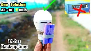 AC DC Bulb reparing | modification #repair #acdc