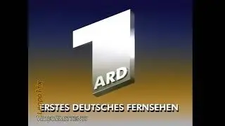 ARD Ident Logo infocard, trasmessa via satellite ASTRA 19,2&deg; est, anno 1995
