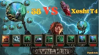 [PoE2] 38 Storm Mage Minions Vs Xesht T4 (after 0.2.1 Patch)