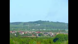 Świerklaniec, Kozłowa G&oacute;ra, Winna G&oacute;ra, widok na okolicę, slo-mo 4 na 3.