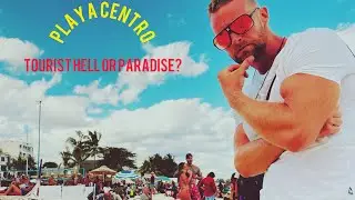 Is this beach in Playa Del Carmen worth the hype? #travel #travelvlog #mexico