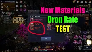 Black Desert Mobile New Map Materials Drop Rate Test