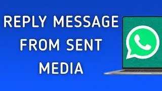 How To Reply A Message From Sent Media On WhatsApp App On PC (New Update)
