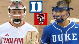 #18 Duke vs NC State Women's College Softball Highlights Full Game, April 25 2025