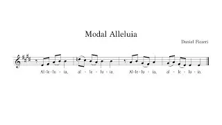 Modal Alleluia (Ficarri)