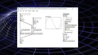 Sunday Night Synthesis S02e12 - Wavetables and Phasing at the Audio Rate in Pure Data