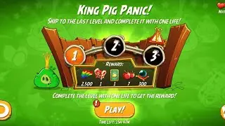 King Pig Panic All Level Complete.  Angry Birds 2 Dally Challenge 