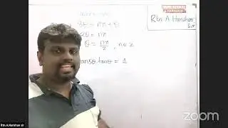 Trigonometry |பொதுத் தீர்வுகள் Part 1| Combined Maths Tamil| Rtn.A.Harishan sir