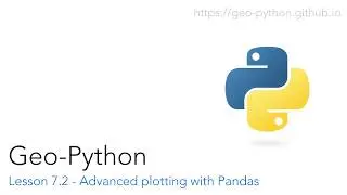 Lesson 7.2 - Advanced plotting with Pandas