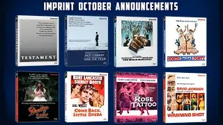 Imprint October Announcements | Blu-ray | Lets Imprint |