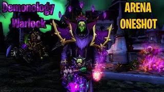 Oneshot 3v3 Arena - Warlock Demonology - [WoW 9.1]