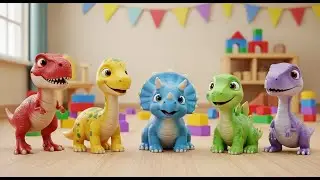Doctor Checks the Toy Dinosaurs | Funny and Fun Kids Nursery Rhyme Animation
