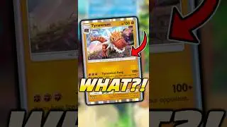Tyrantrum is INSANE! 180 DAMAGE!? Best New FOSSIL Deck! #pocket #pokemon #pokemontcgpocket #shorts