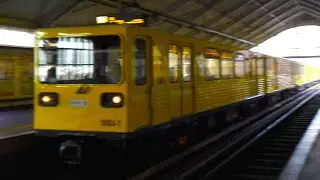 🚇 BVG GI/1E arriving at B&Uuml;LOWSTRA&szlig;E (Berlin U-Bahn)
