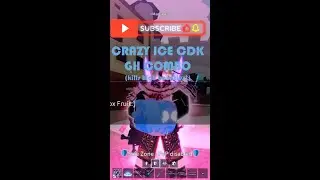 CRAZY ICE ONE SHOT COMBO!! Blox Fruits 🧊