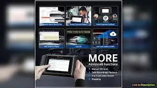 2024 Foxwell NT710 OBD2 Enhanced Full Systems Diagnostic Scan Tool Bidirectional Test 30 Reset Car