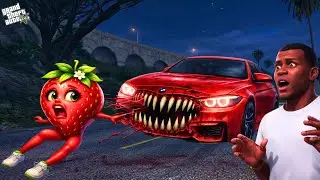 Haunted Car Attacked Franklin & Chitti 😨 | GTA 5 Telugu