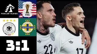 DEUTSCHLAND VS NORDIRLAND HIGHLIGHTS | WIRTZ TRAUMTOR F&Uuml;R DFB ELF | WM QUALIFIKATION STADIONVLOG ⚽️🔥