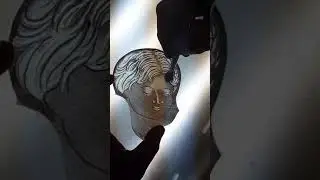 Grisalla. Modelado de cara Ángeles.