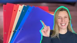 Durable 3 Hole Pocket Folders &ndash; Perfect for School & Office