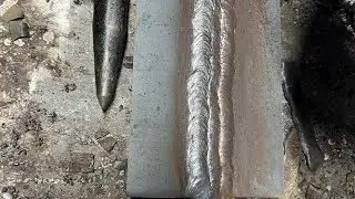 Up hill with backing plate #vertical #welding 