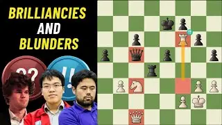 Magnus & Hikaru: Epic Moves & Crazy Blunders | Chess Vaasam