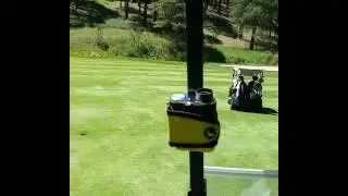 'Stick It' - On the golf cart
