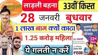 20 जनवरी | ladli behna yojana new update | ladli behna yojana kist kab aayegi