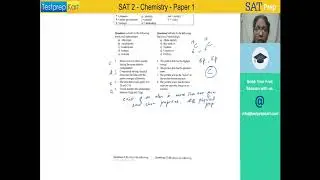 Analysis of SAT Subject Test Chemistry