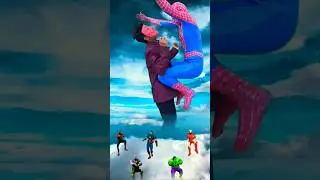 Brave Spider-Man attack on Super Goblin 😍 #shorts #spiderman #marvel