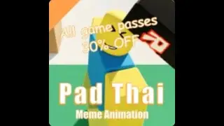 (Cute Run) 30% OFF Pad Thai Meme Animation