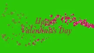 Happy Valentine's Day Green Screen Effects | Valentines Day, Greeting, Text | Project template