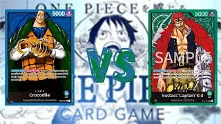 BLUE CROCODILE DECK VS GREEN EUSTASS KID DECK ONE PIECE TCG TOURNAMENT [BO1] OP1 FORMAT