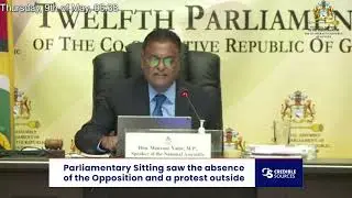 Parliamentary Protest: Empty Opposition Benches Greet Irfaan Ali