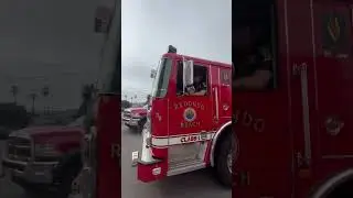 New Redondo Beach E62 gets it's first run! #seagrave