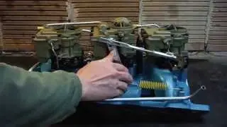 1965 Pontiac GTO Tri-power Linkage Test