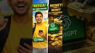 Day 3 :- ChatGPT ki money ela vasthai 🤔 , Do subscribe for Day 4  (Snapchat) #chatgpt #telugu
