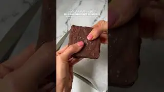 viral chocolate covered rice cake sandwich #shorts