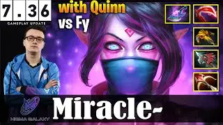 Miracle - Templar Assassin | 7.36 Update | with Quinn + Fy | Safelane | Dota 2 Pro MMR Gameplay