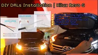 DRLs / Signal Light | DIY installation | Hilux Revo!