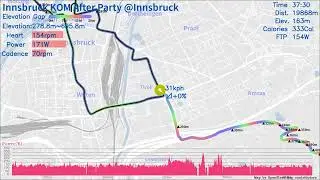 Zwift on OpenStreetMap: Innsbruck KOM After Party @Innsbruck