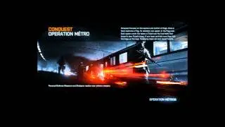 Battlefield 3: Operation M&eacute;tro Loading Screen