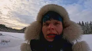 ЗИМНЯЯ СКАЗКА на Лесном Озере! БЕЗЛЮДНОЕ МЕСТО. Рыбалка СО ЛЬДА 2026. Часть 1 #549