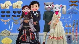 Vir The Robot Boy Or Chutki Or Talking Billu or Billi Saddi Ka Funny Dulhan Makeup Video @FZbillu2.0