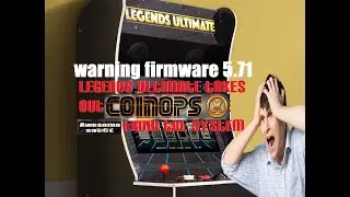 Прошивка Legends Ultimate 5.71 удаляет Coinops x и другое стороннее программное обеспечение.